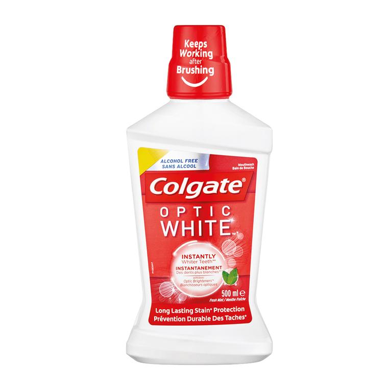 Colgate Optic White Alcohol Free Mouthwash 500 ml offers at R 104,99 in Woolworths
