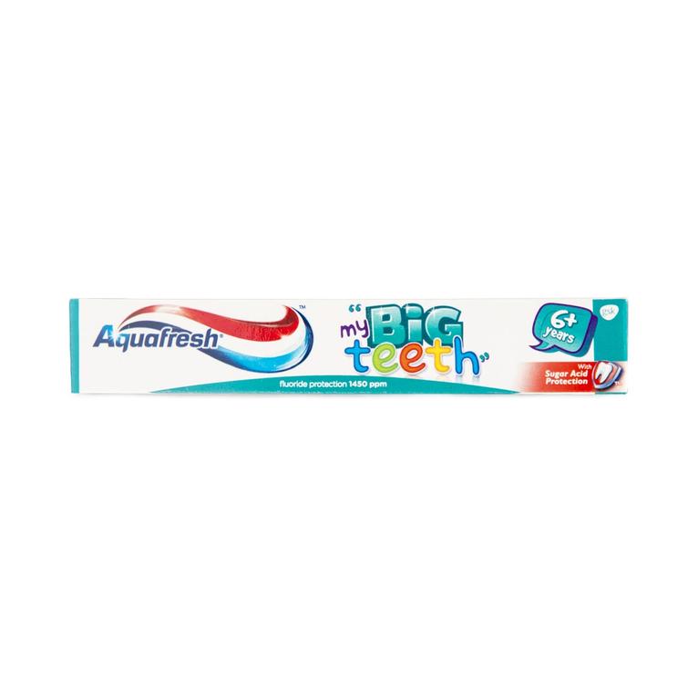 Kids Aquafresh My Big Teeth Toothpaste 50 ml offers at R 28,99 in Woolworths