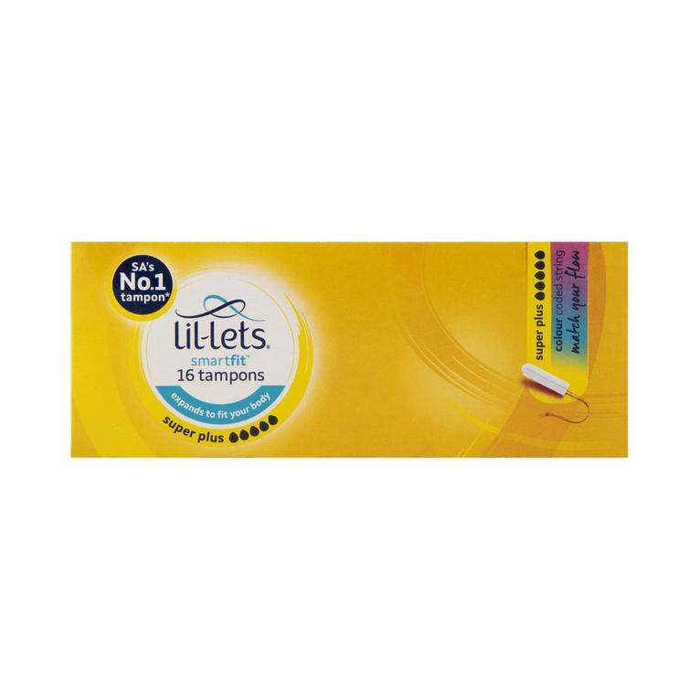 Lil-lets Smartfit Super Plus Tampons 16 Pcs offers at R 33,99 in Woolworths