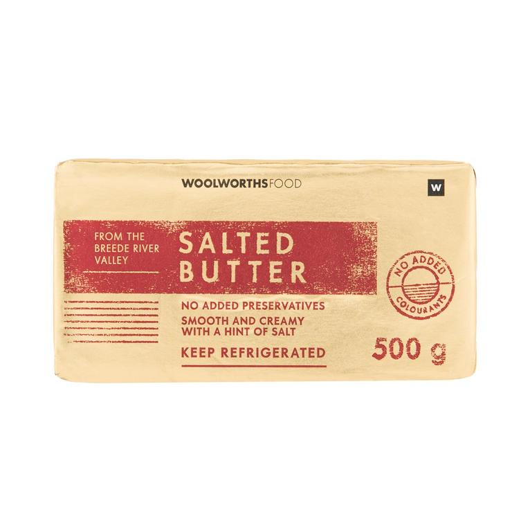 Salted Butter 500 g offers at R 94,99 in Woolworths