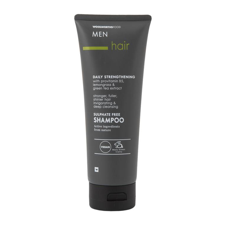 Men Daily Strengthening Sulphate Free Shampoo 250 ml offers at R 89,99 in Woolworths