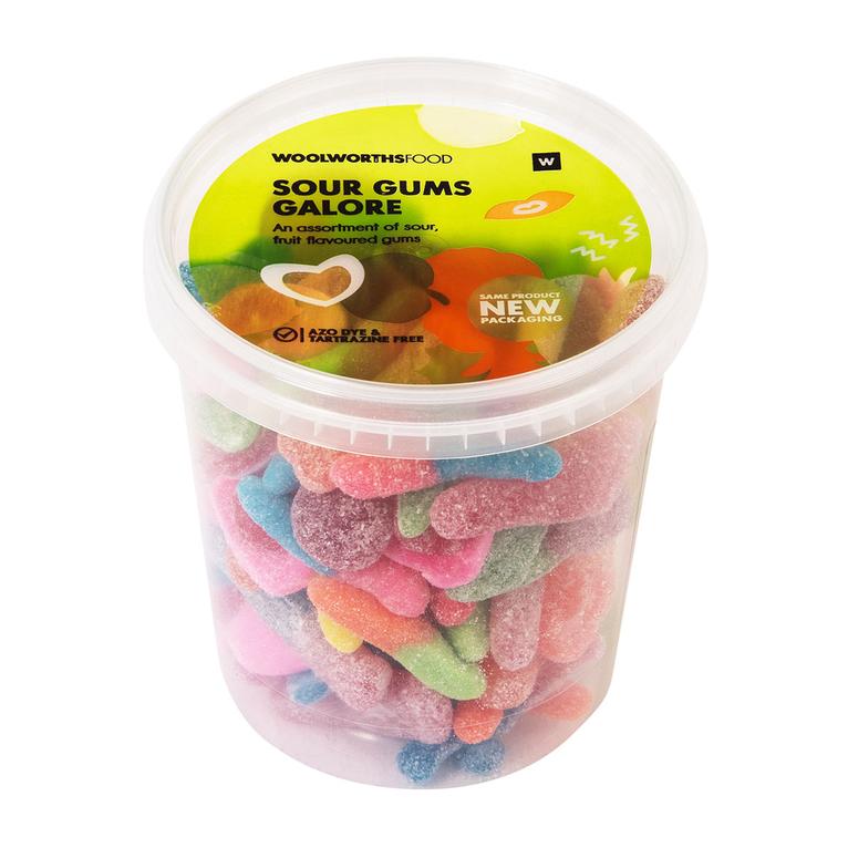 Sour Gums Galore 600 g offers at R 99,99 in Woolworths
