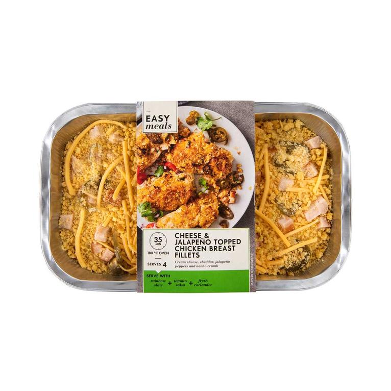 Cheese & Jalape&ntilde;o Topped Chicken Breast Fillets 800 g offers at R 129,99 in Woolworths