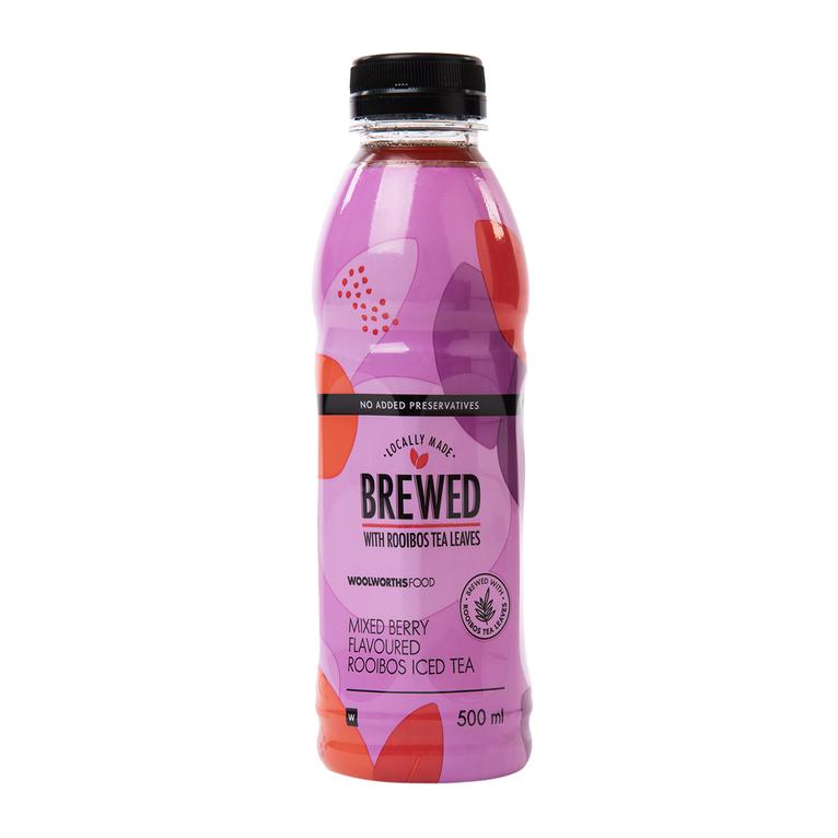 Mixed Berry Flavoured Rooibos Iced Tea 500 ml offers at R 21,99 in Woolworths