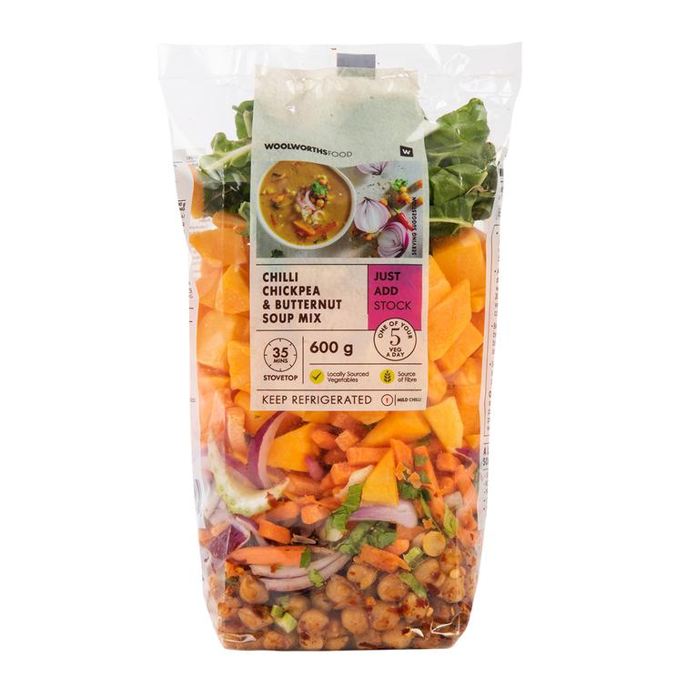 Chilli, Chickpea & Butternut Soup Mix 600 g offers at R 39,99 in Woolworths