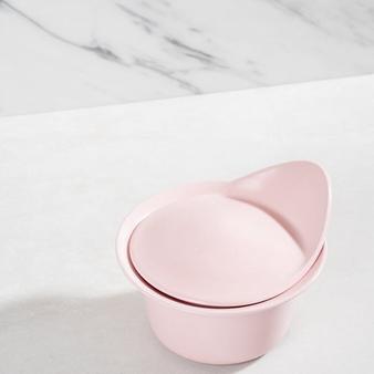 Stoneware Mini Oven Dish with Cap Lid - Pink offers at R 79 in Whitehouse