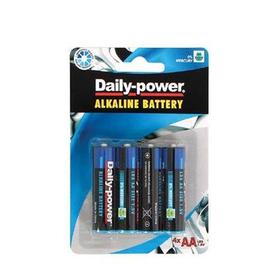 BATTERIES ALKALINE SIZE AA 4pc offers at R 49,9 in West Pack Lifestyle