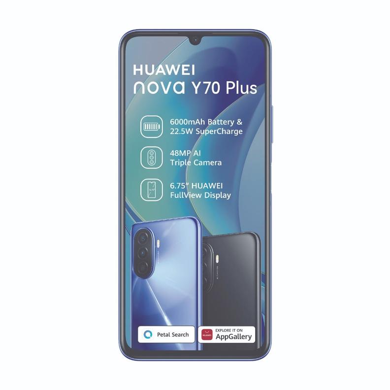 HUAWEI nova Y70 Plus 128GB - RED Core 600MB 50min offers at R 199 in Vodacom