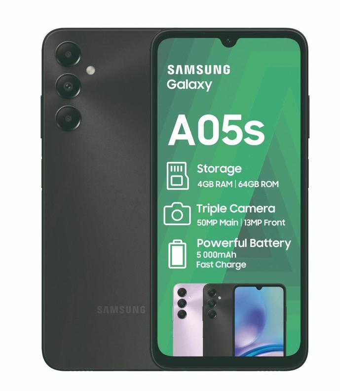 Samsung Galaxy A05s 64GB DS (Online Only) - RED Core 650MB 50min offers at R 239 in Vodacom