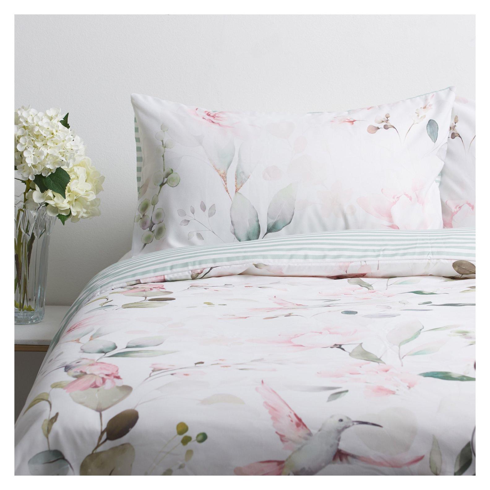 Microfibre Flora Duvet Cover Set offers at R 499 in Truworths