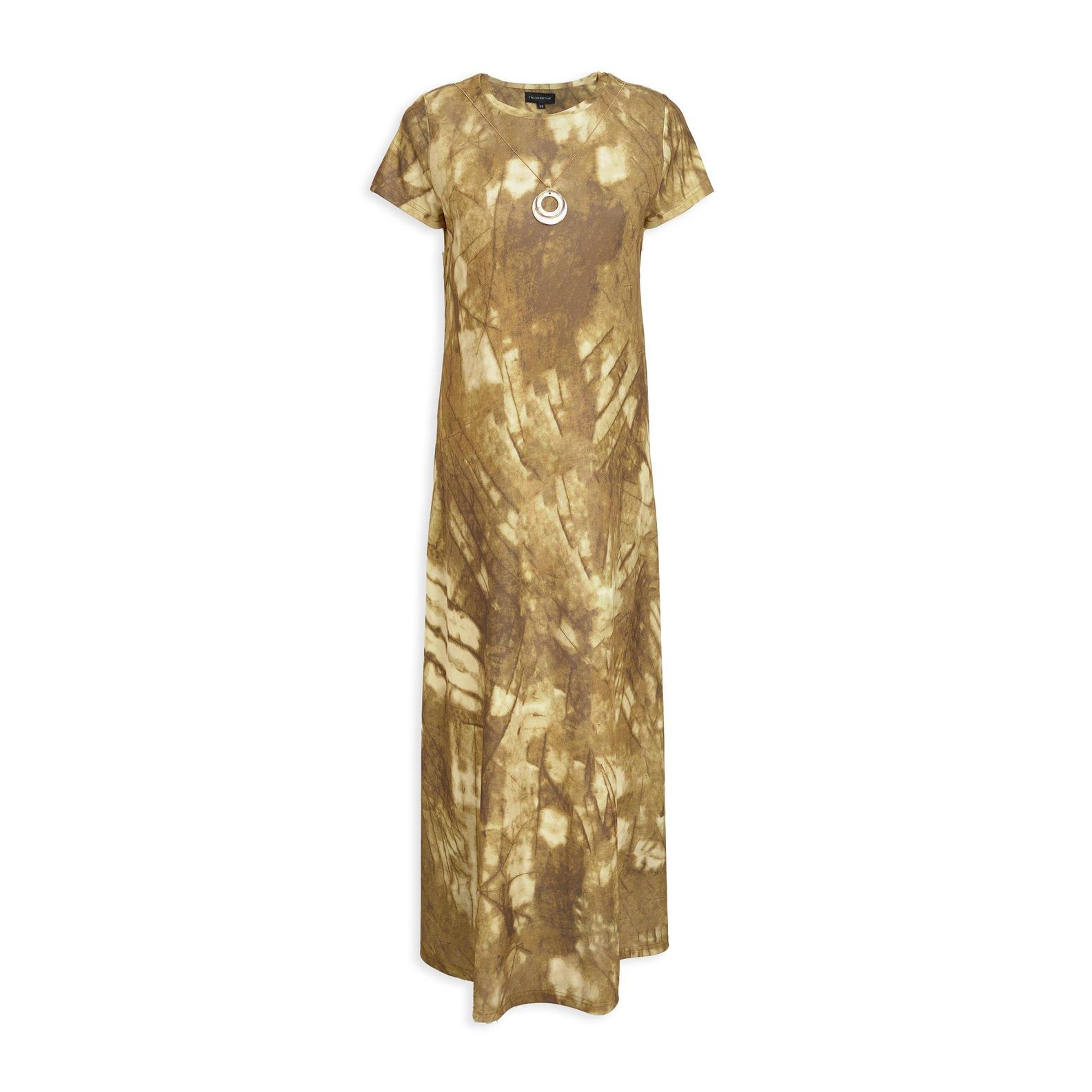 Mustard Column Dress offers at R 525 in Truworths