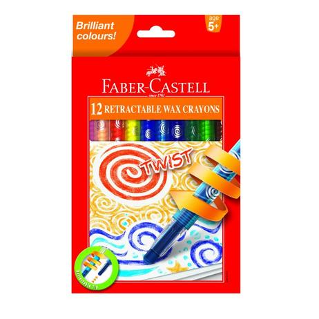 Faber-Castell 12 Twist Retractable Crayons offers at R 79,9 in ToysRUs