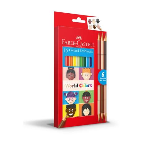 Faber-Castell 12 Hexagonal EcoPencils Plus 3 Bicolor-World Colours offers at R 69,9 in ToysRUs
