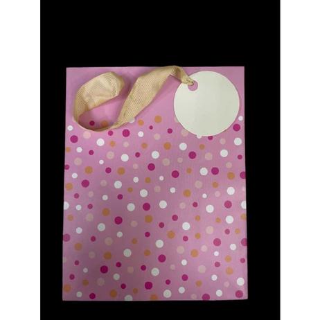 Pink & White Dots Medium Gift Bag offers at R 49,9 in ToysRUs