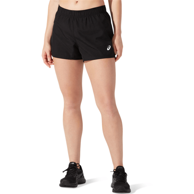 Women's Asics Core 4 inch Black Shorts offers at R 599,95 in Totalsports