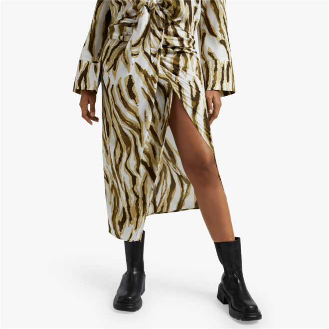 Women's Zebra Print Wrap Skirt offers at R 99,99 in The FIX