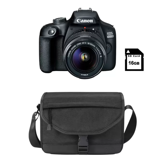 Canon EOS 4000D Starter Bundle offers at R 519 in Teljoy