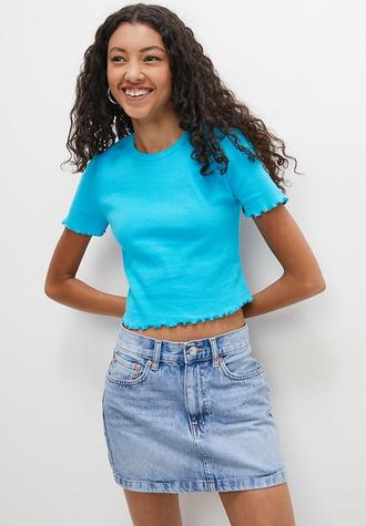 Baby tee - turquoise offers at R 59 in Superbalist