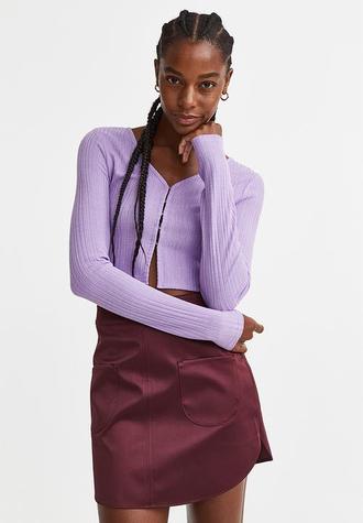 Short cardigan - light purple offers at R 74 in Superbalist