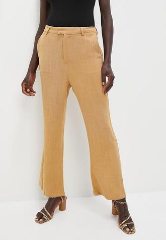 Linen wide leg trouser - stone offers at R 119 in Superbalist