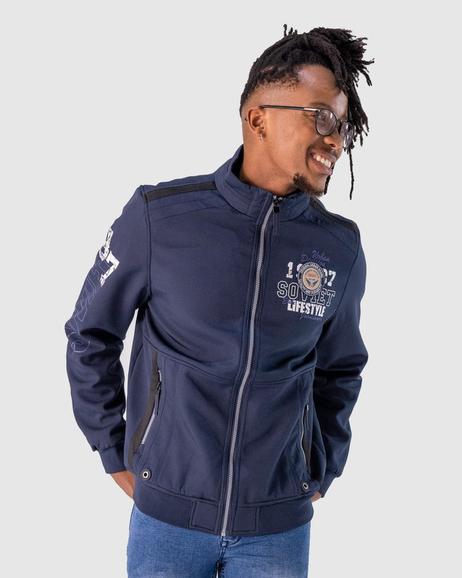 Mens Hayes - Thermal Polyester Jacket offers at R 599 in Soviet Denim