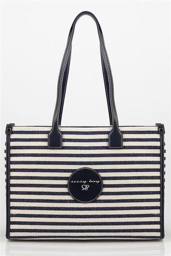 Striped Textile Tote Bag With Printed Sissy Boy Branding offers at R 1399 in Sissy Boy
