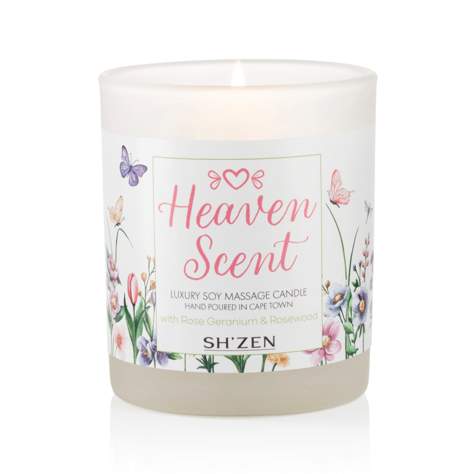 Heaven Scent Luxury Soy Massage Candle offers at R 349 in Sh'Zen