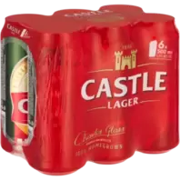 Castle Lager Beer Cans 6 x 500ml offers at R 94,99 in Shoprite