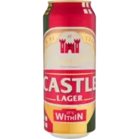 Castle Lager Beer Can 500ml offers at R 16,99 in Shoprite