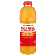 Ritebrand Passion Fruit Flavoured Dairy Blend Concentrate 1L offers at R 12,99 in Shoprite
