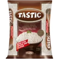 Tastic Long Grain Parboiled Rice 2kg offers at R 43,99 in Shoprite