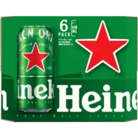 Heineken Premium Lager Beer Cans 6 x 440ml offers at R 119,99 in Shoprite