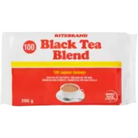 Ritebrand Teabags 100 Pack offers at R 24,99 in Shoprite