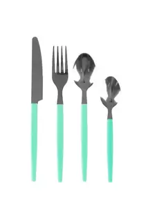 16 PIECE GREEN CUTLERY SET offers at R 99,99 in Sheet Street