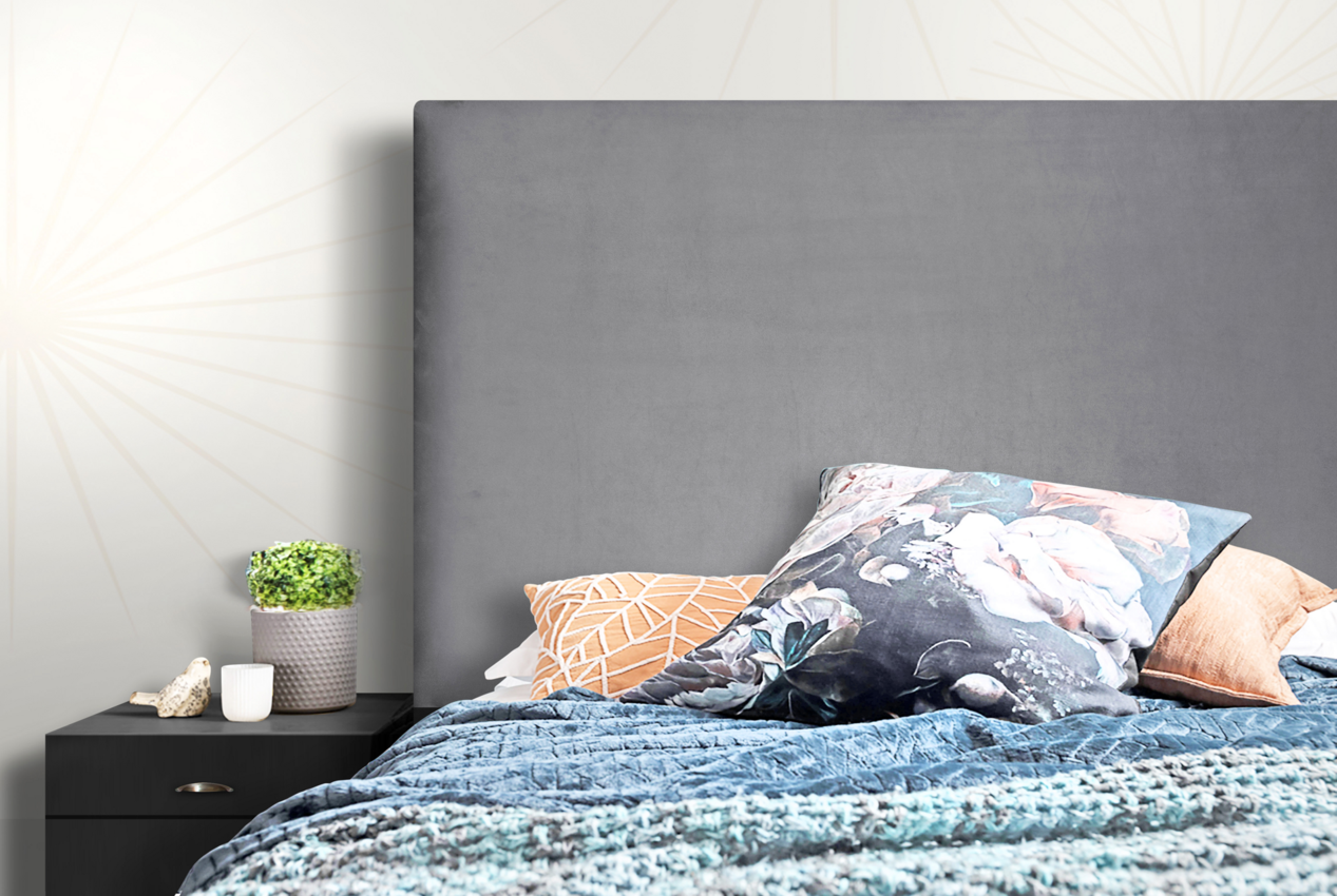 Aden Double Headboard, Dove Grey offers at R 2499 in Russells