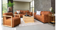 Amalfi II Leather Lounge Suite, Andes Bourbon offers at R 31995 in Rochester