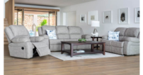 "Camden 3 Piece 3 Action Recliner Lounge Suite in Fabric, Taupe" offers at R 31995 in Rochester