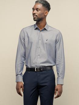 Mens Long Sleeve Textured Shirt offers at R 1399 in Polo