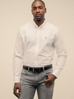Mens Long Sleeve Essential Oxford Shirt offers at R 1399 in Polo