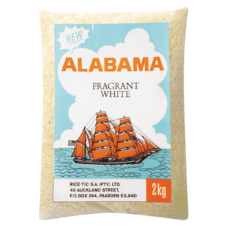 Alabama Fragrant White Rice 2kg offers at R 68 in 1UP