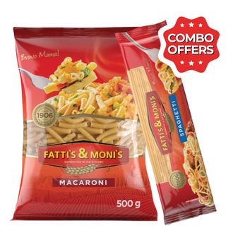 Combo Fatti's & Monis Spaghetti 500g or Macaroni 500g - Any 2 offers at R 29 in 1UP