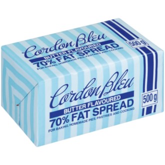 Cordon Bleu Butter Flavoured 70% Fat Spread 500g offers at R 19 in 1UP