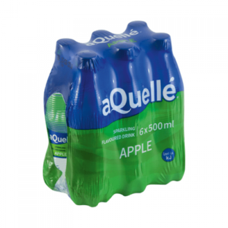 AQuellé Apple Flavoured Sparkling Water 6x500ml offers at R 40 in 1UP