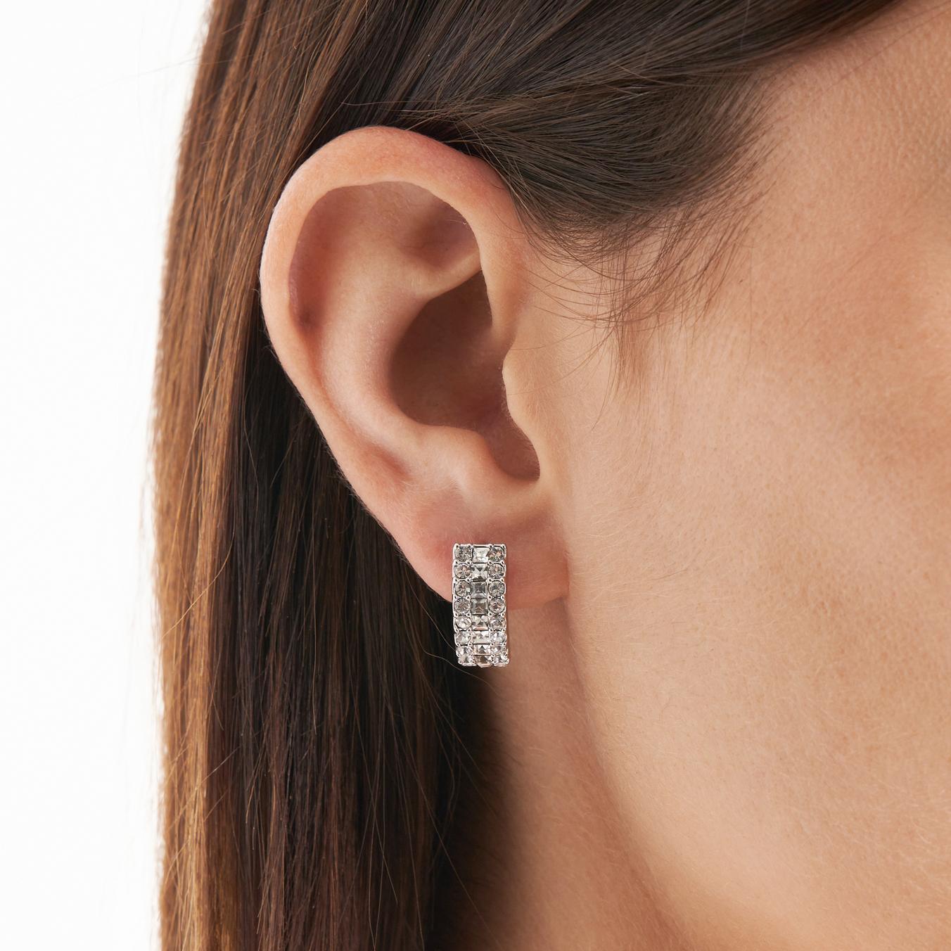 Taylor Hoop Earrings with Swarovski Crystals offers at R 499 in One Day Only