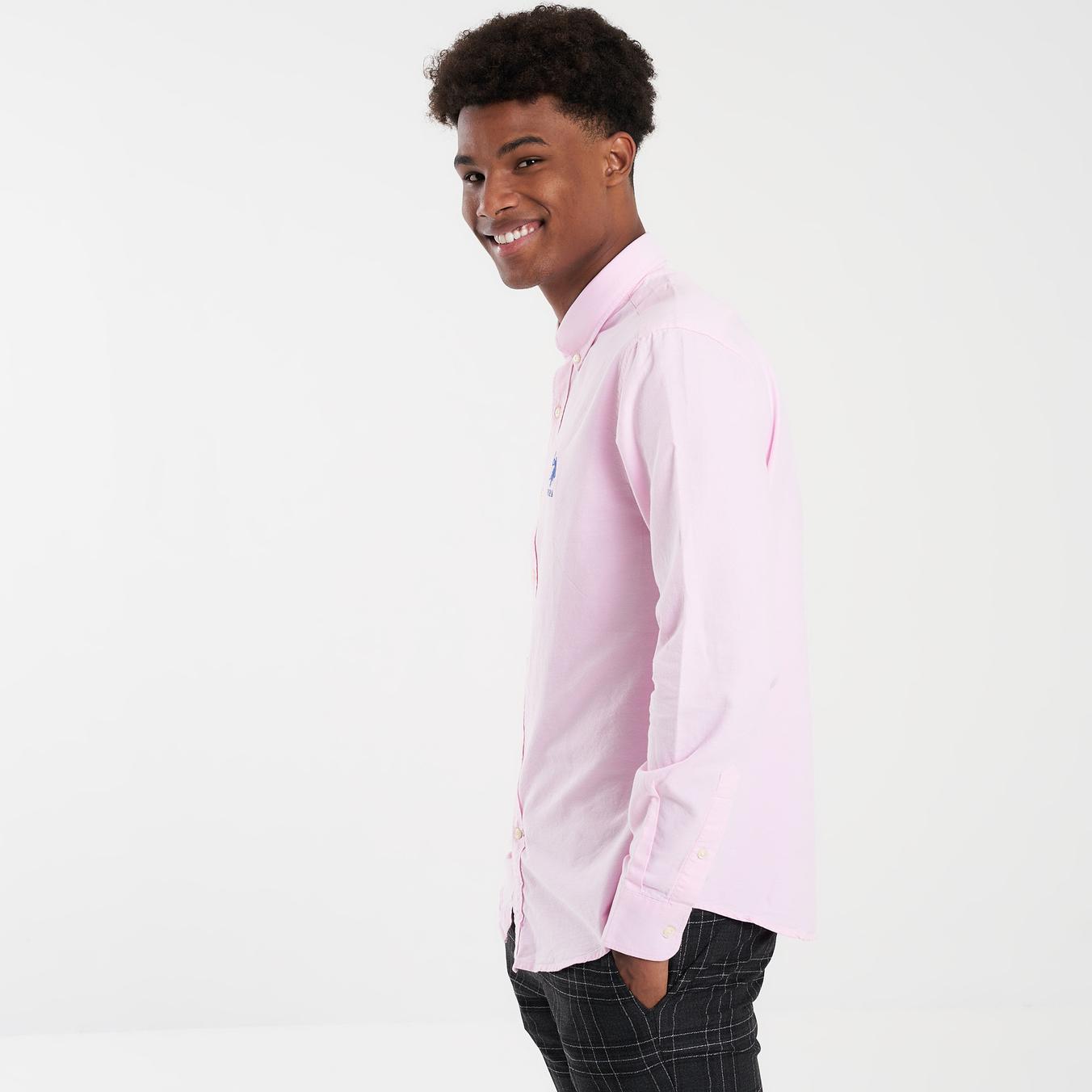 Men's 100% Cotton Oxford Woven Long Sleeve Shirt offers at R 499 in One Day Only