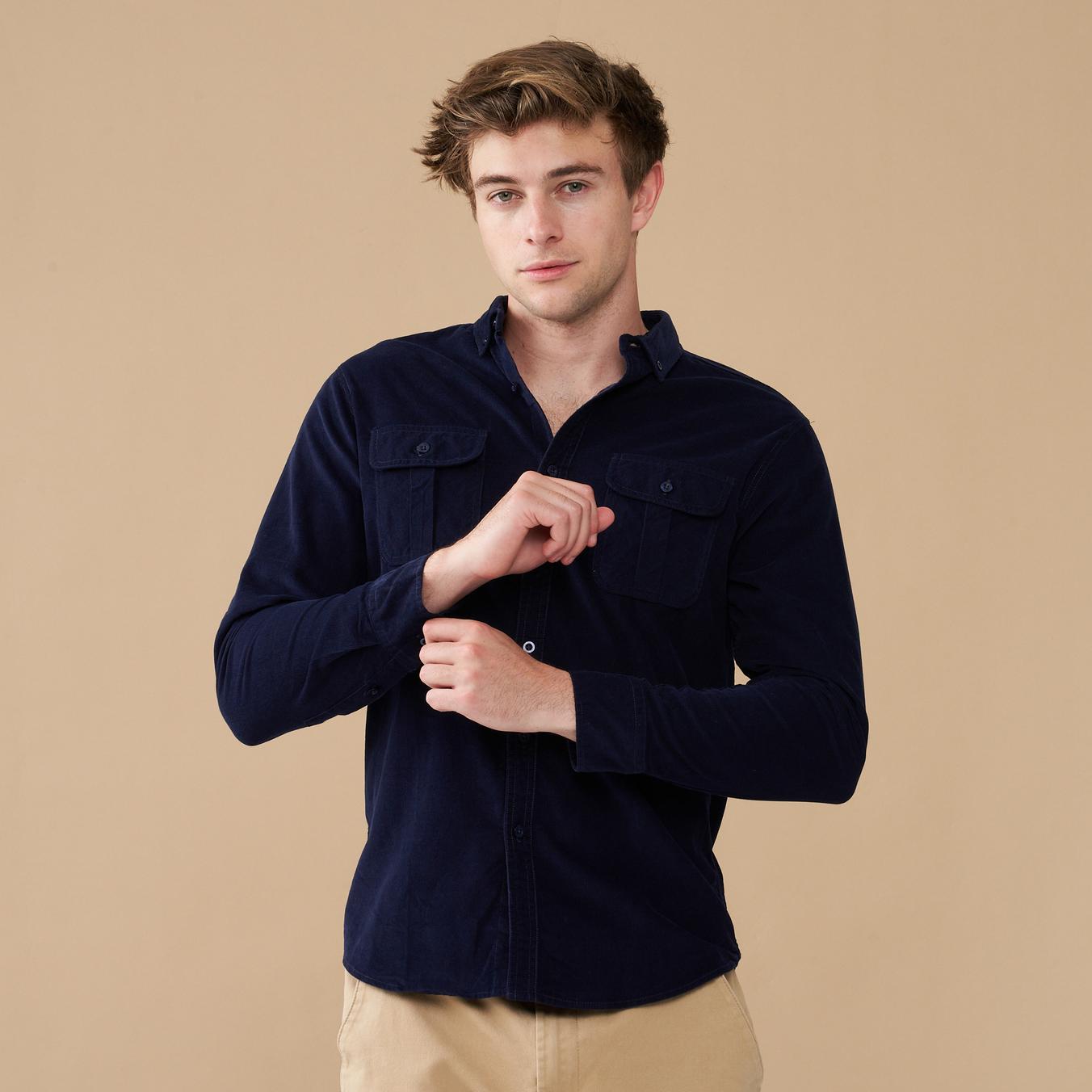 Men's 100% Cotton Button Up Shirt offers at R 499 in One Day Only