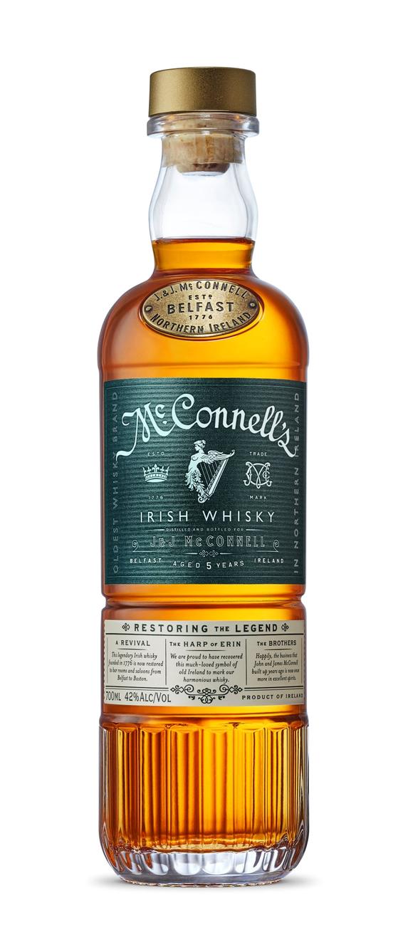 MC CONNELLS 5YR IRISH WHISKEY 750ML offers at R 505 in Norman Goodfellows