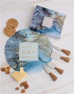 Personalised Couples Geode Cheese Knives offers at R 650 in Netflorist