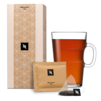 Breakfast Black Tea Bags    The box contains 25 individually wrapped tea bags Learn More offers at R 115 in Nespresso