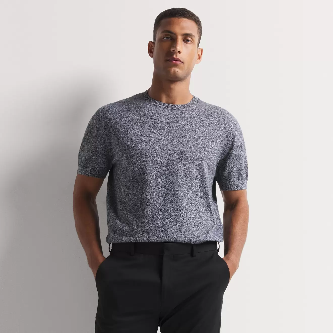 Men's Markham Charcoal Melange Knitwear Top offers at R 399 in Markham